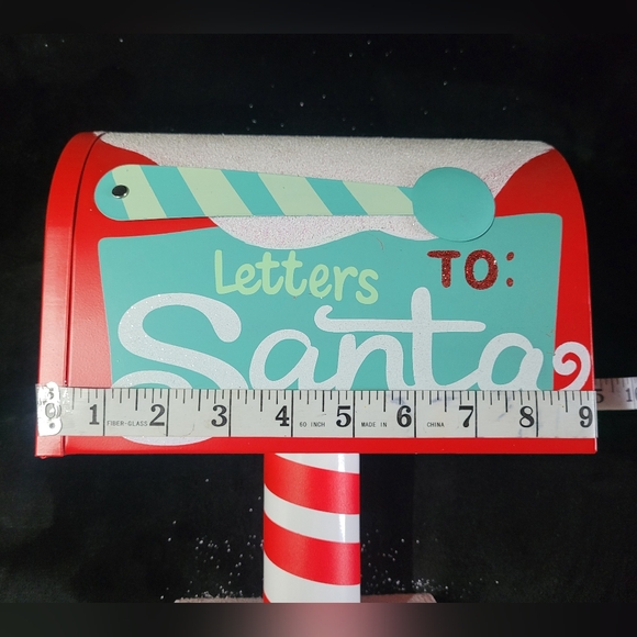 Christmas Metal Mailbox Decor🎄⛄️🎅 Letters To Santa 🎅❤️💚 - Picture 9 of 16